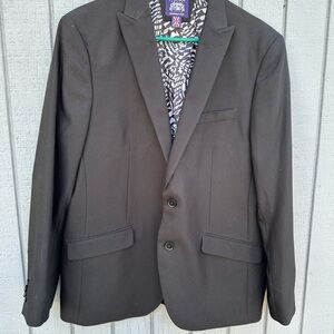 The Savile Row Cotton Weave Navy Blazer